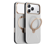Etui / obudowa na smartfona TORRAS QPRO Leather do iPhone 17 Pro Max (Pearl Grey)
